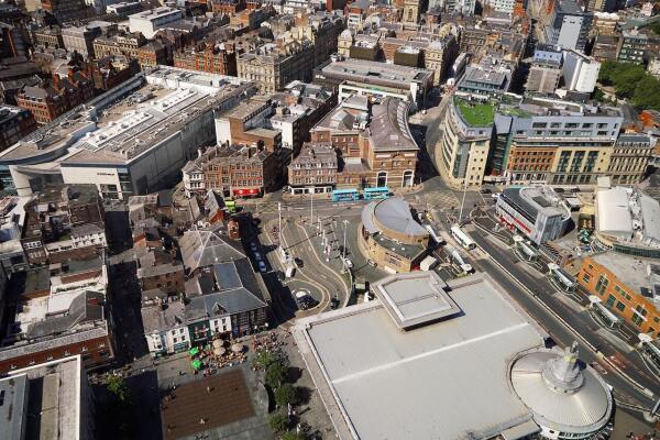 Liverpool aerial view